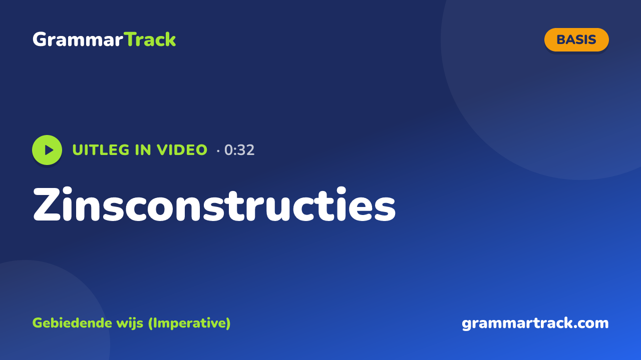 Zinsconstructies