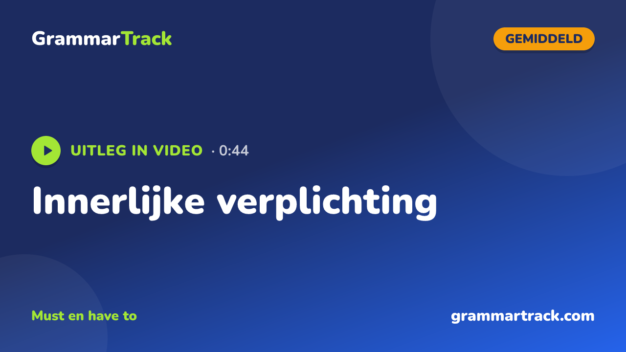 Innerlijke verplichting