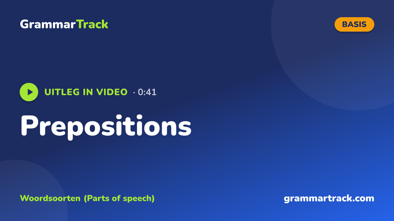 Prepositions