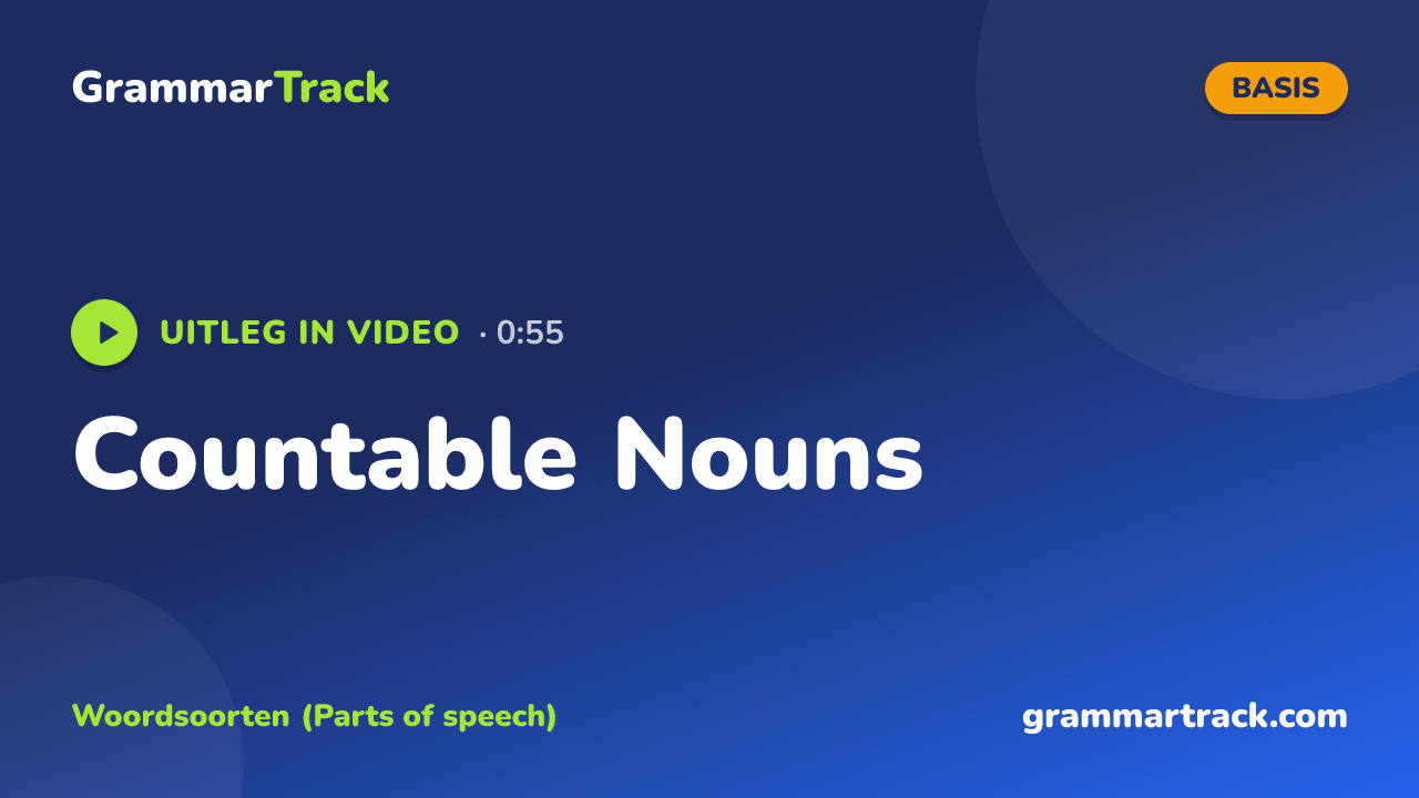 Countable Nouns