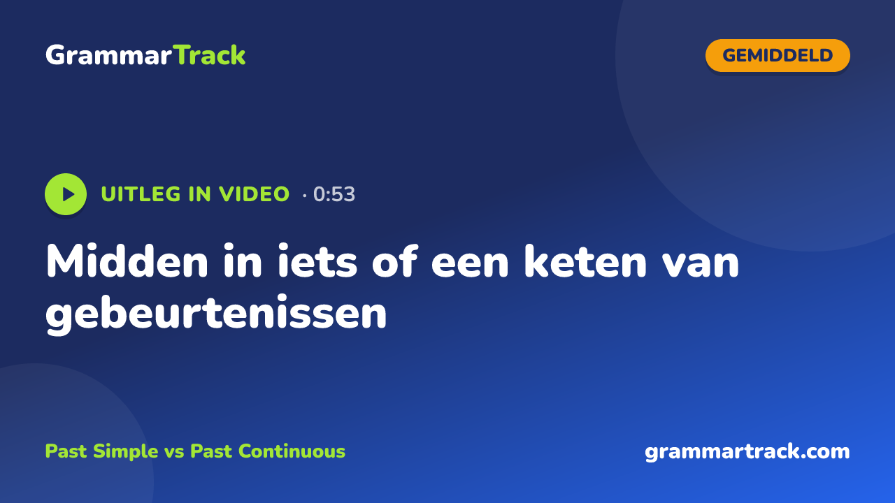 Midden in iets of een keten van gebeurtenissen