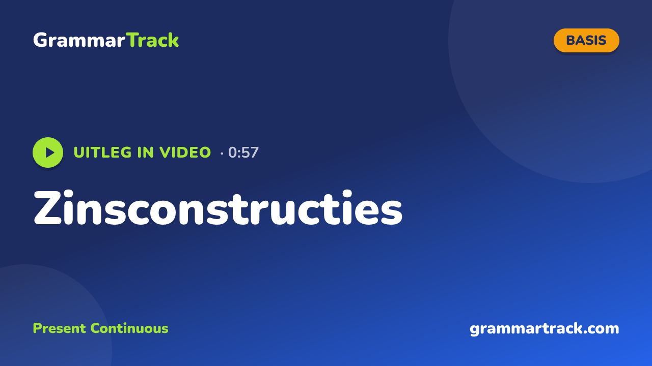 Zinsconstructies