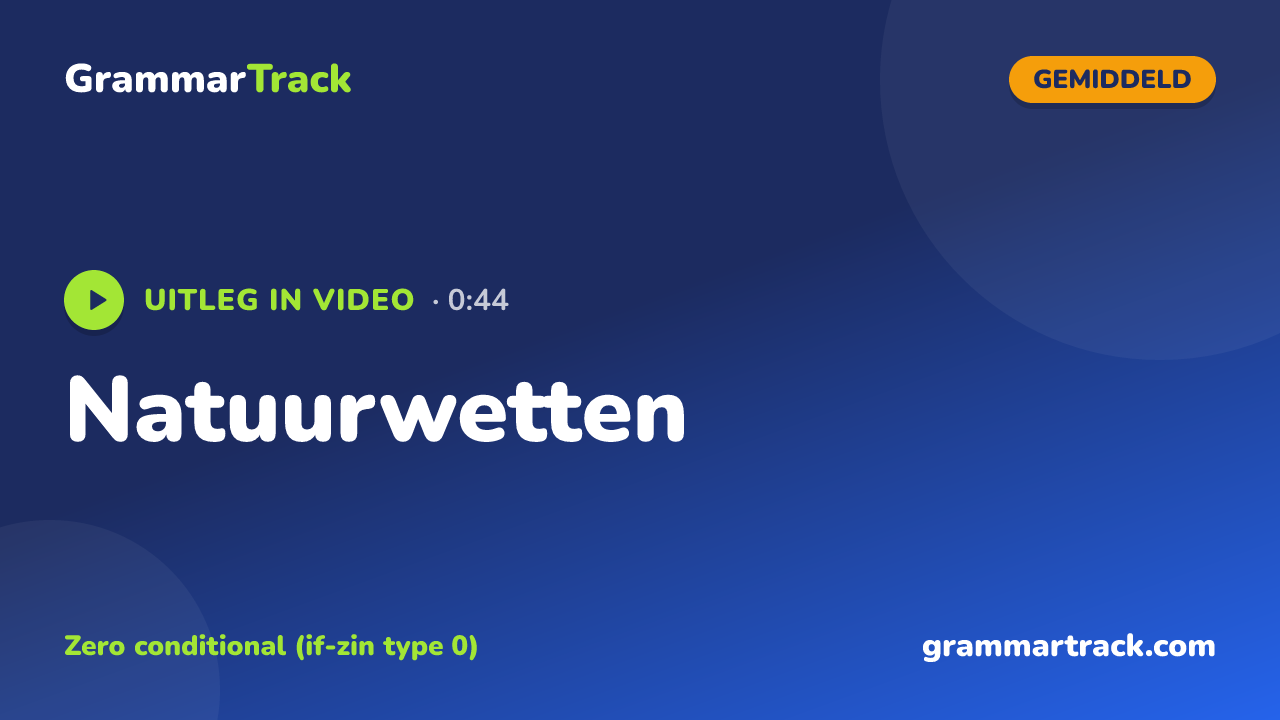 Natuurwetten