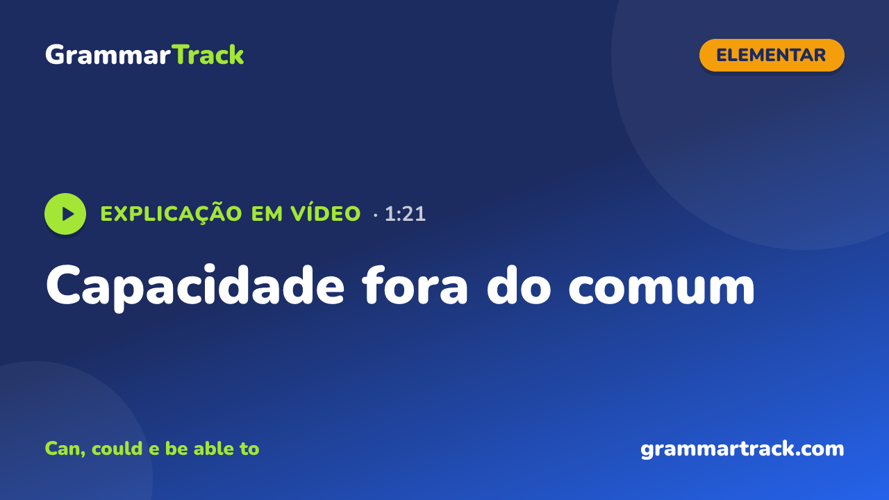 Capacidade fora do comum