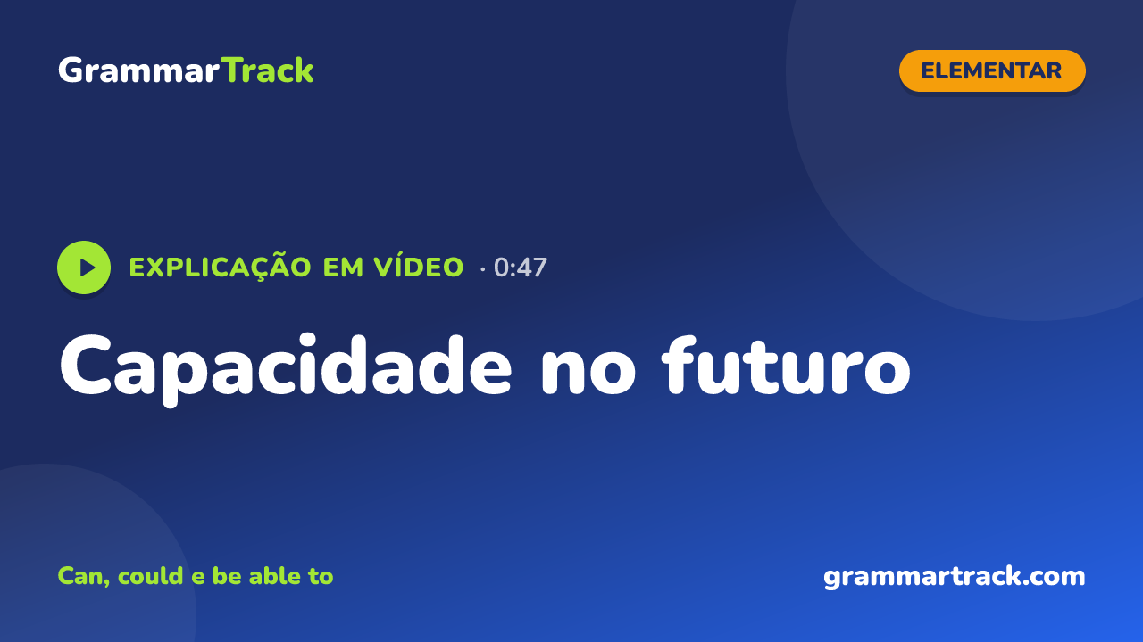 Capacidade no futuro