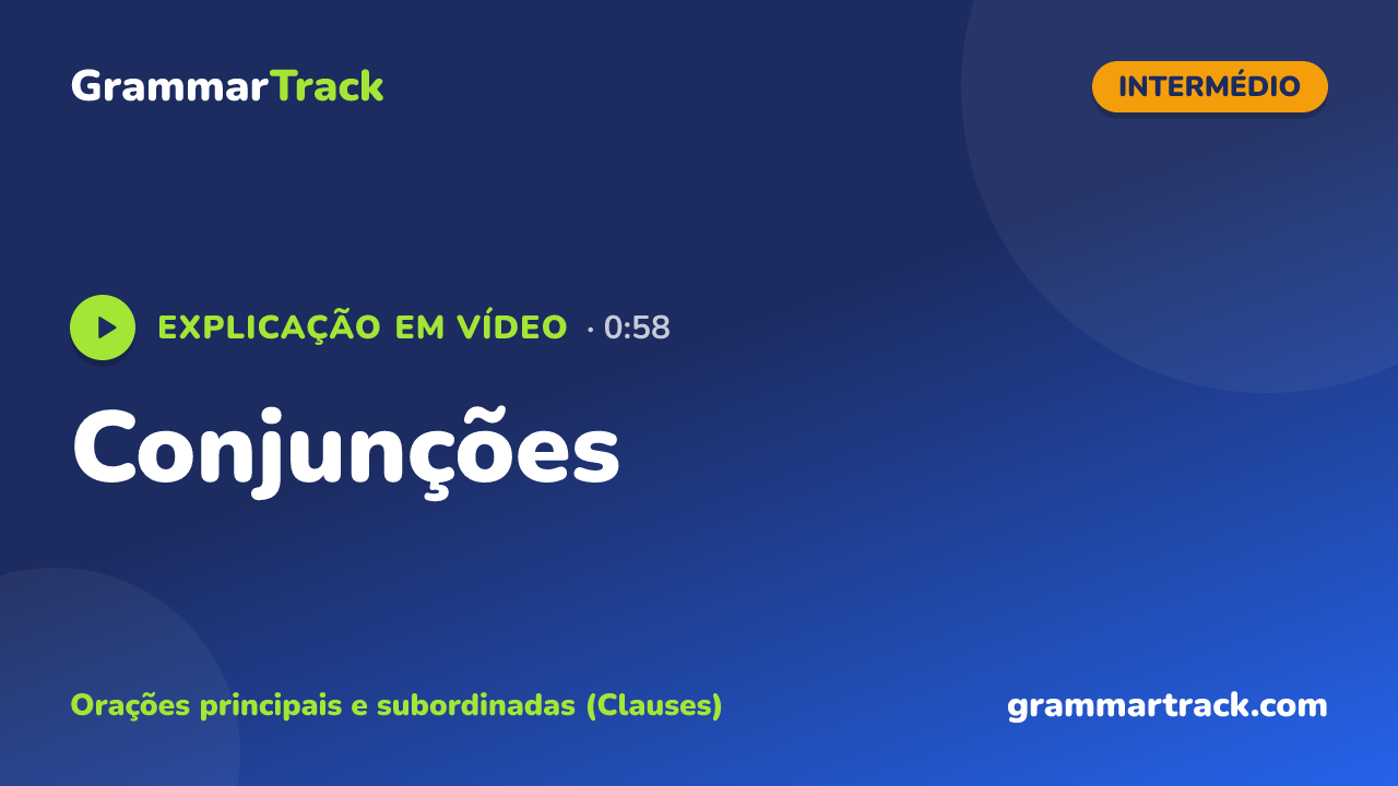 Conjunções