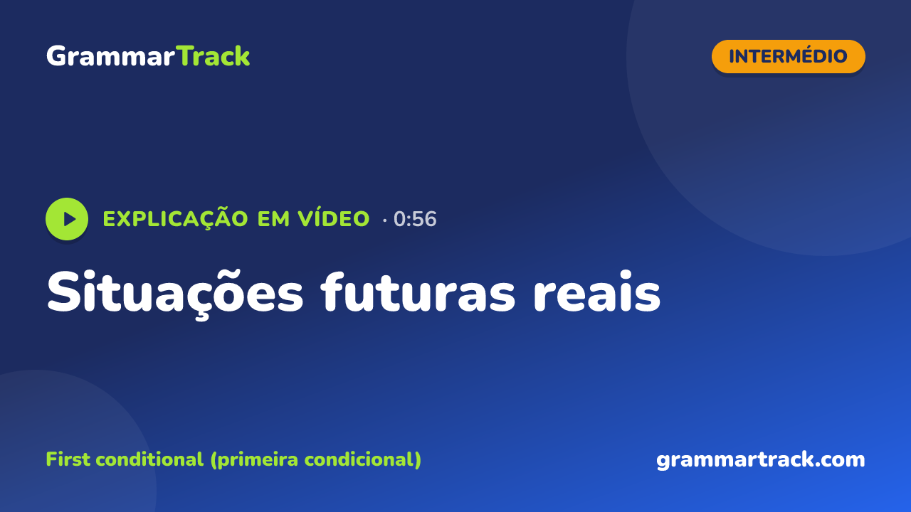 Situações futuras reais