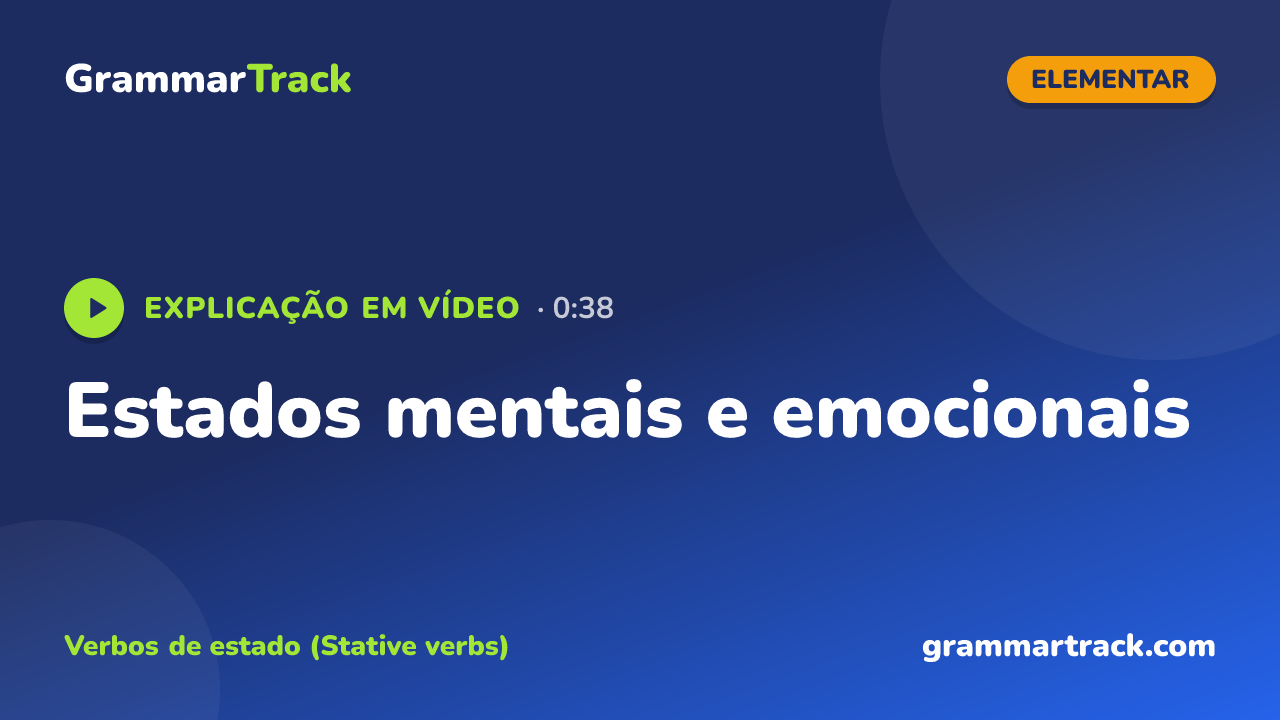 Estados mentais e emocionais
