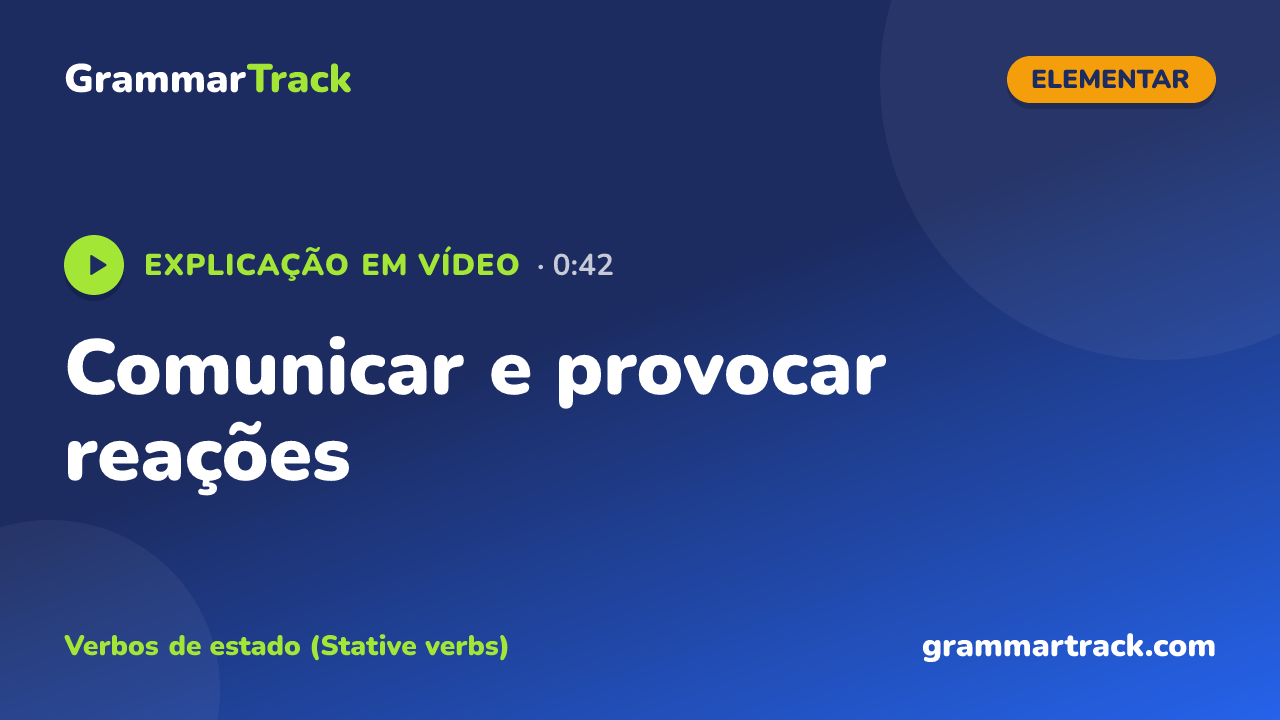 Comunicar e provocar reações