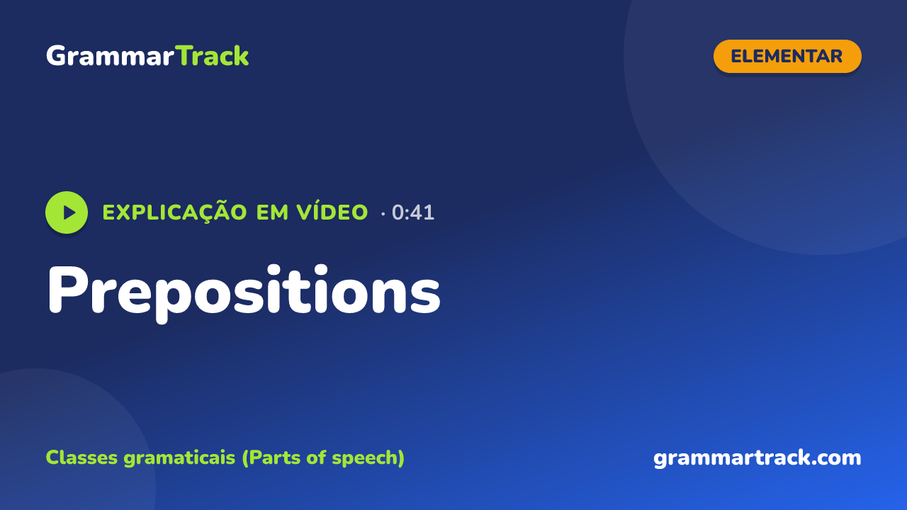 Prepositions