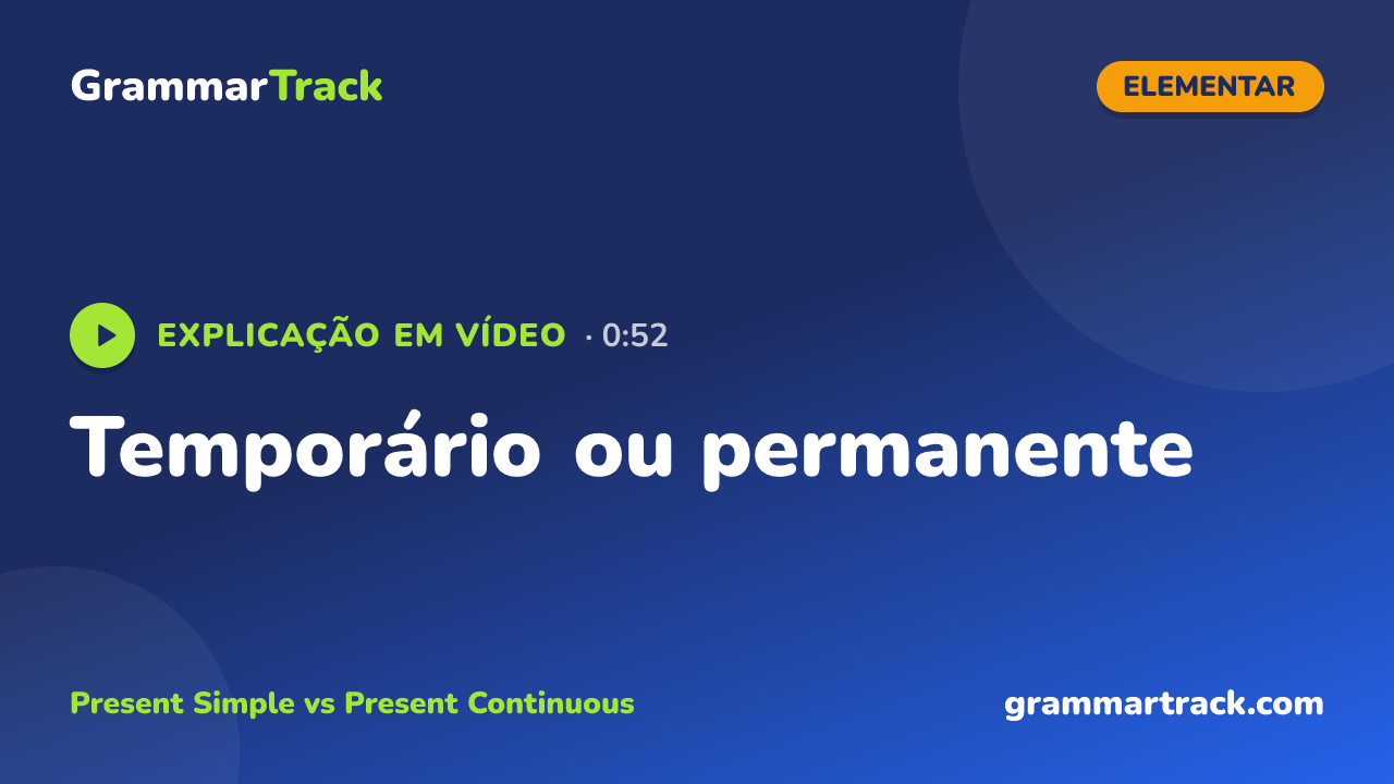 Temporário ou permanente