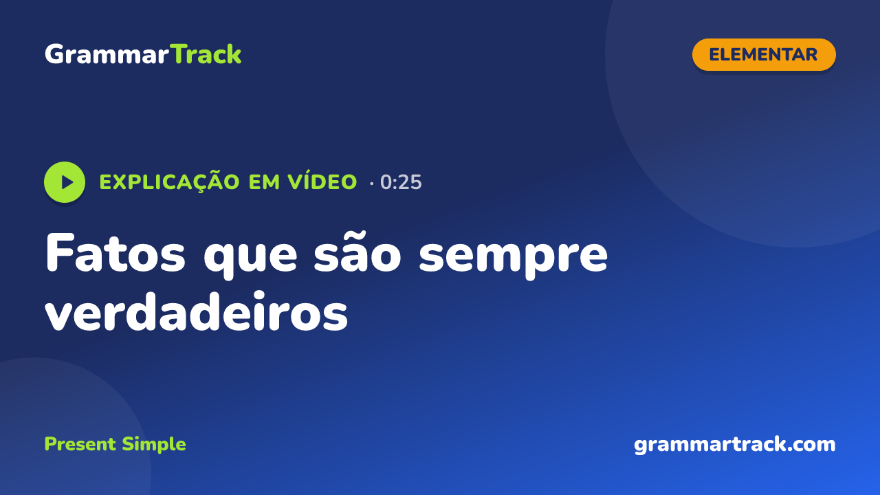 Fatos que são sempre verdadeiros