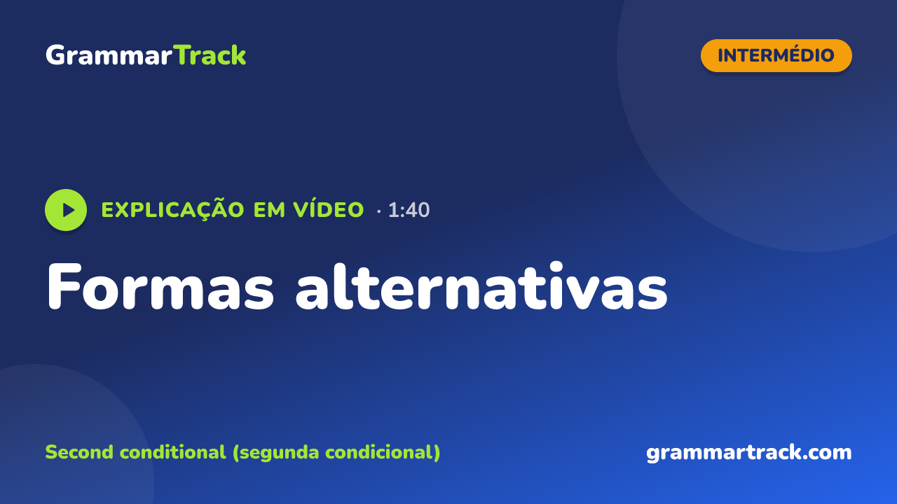 Formas alternativas