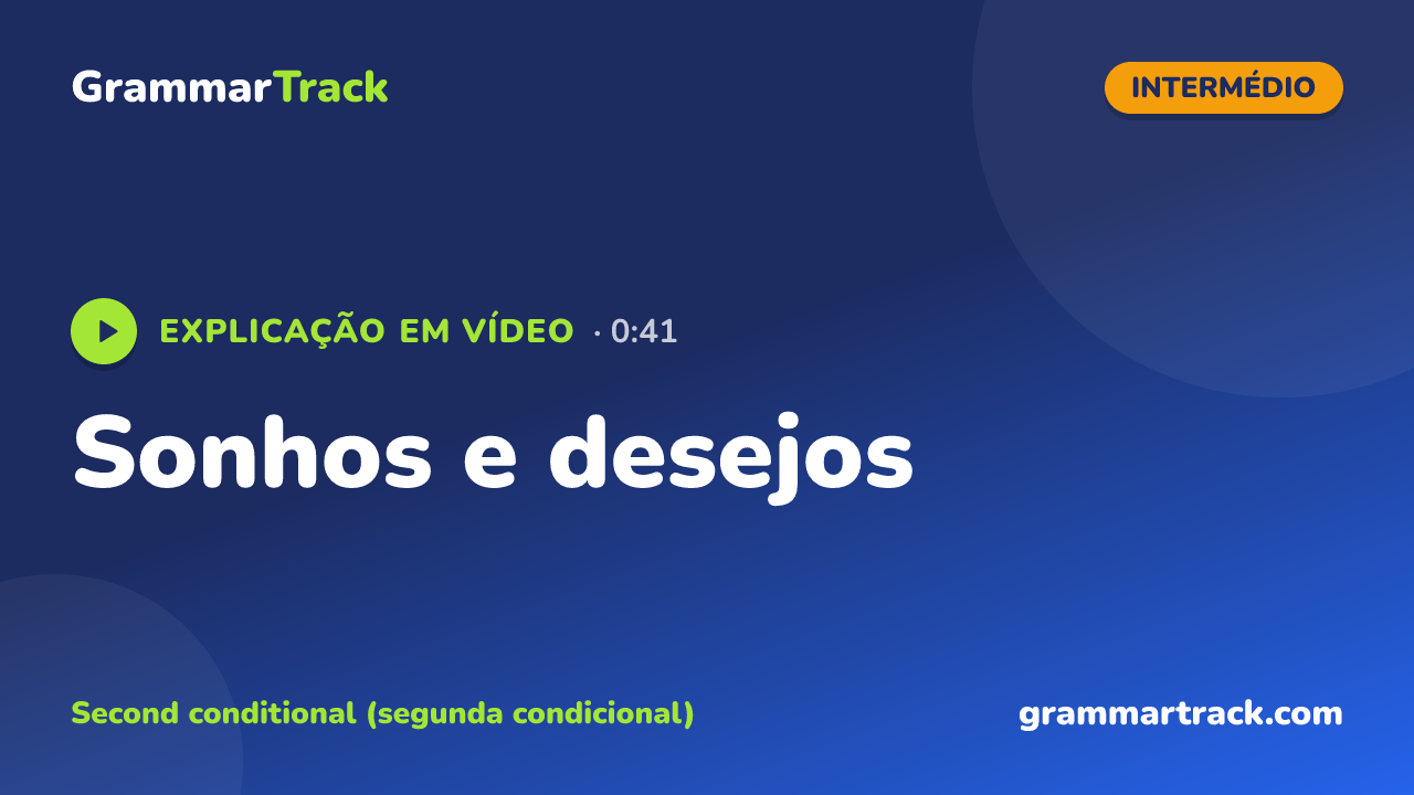 Sonhos e desejos