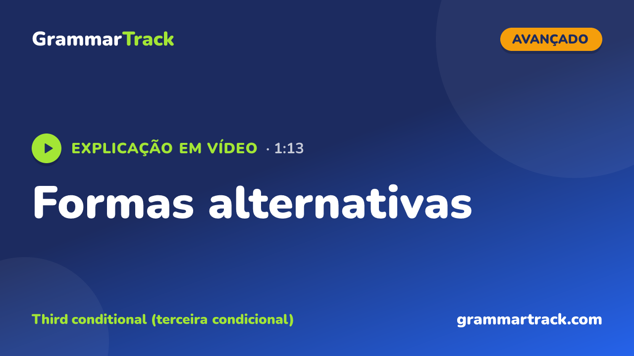 Formas alternativas