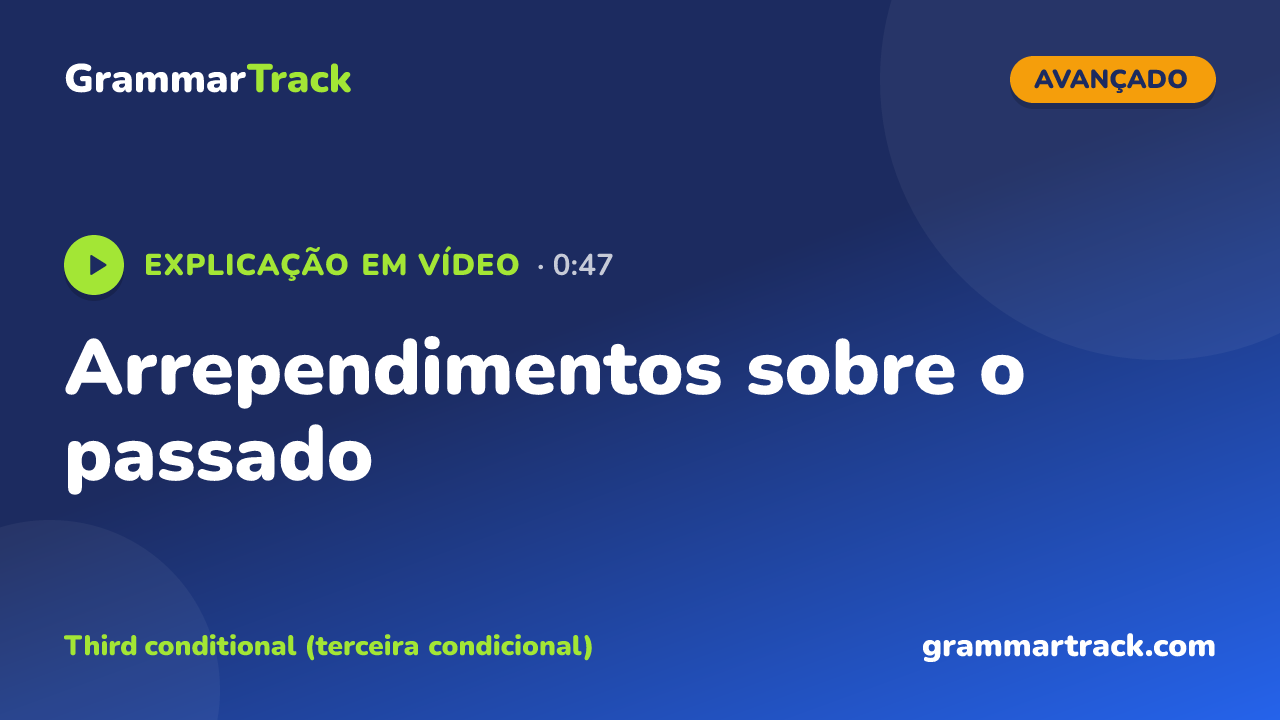 Arrependimentos sobre o passado
