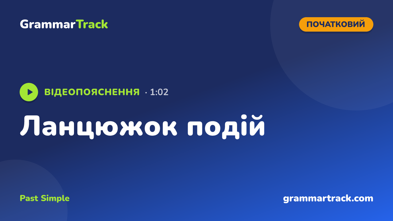 Ланцюжок подій