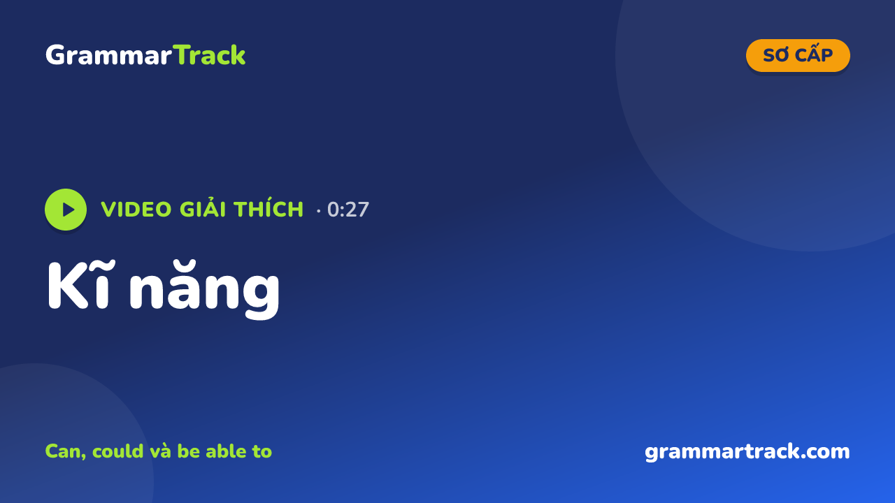 Kĩ năng