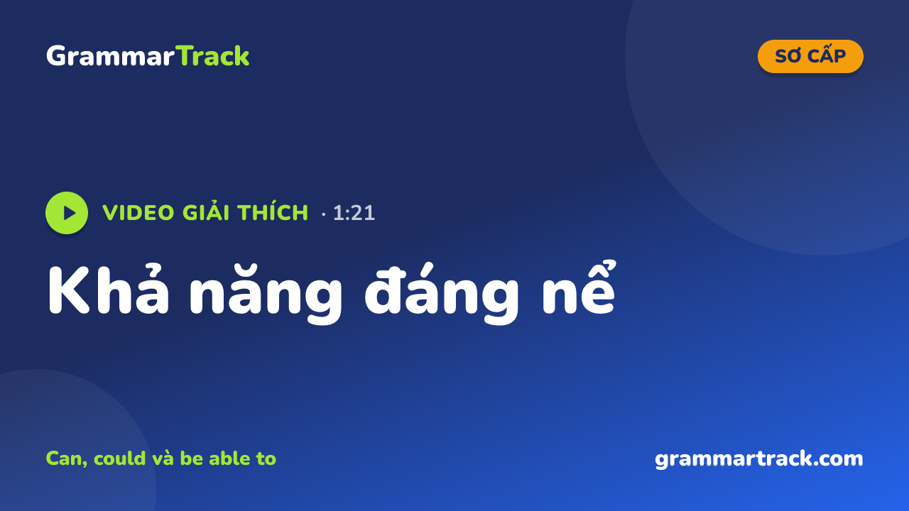 Khả năng đáng nể