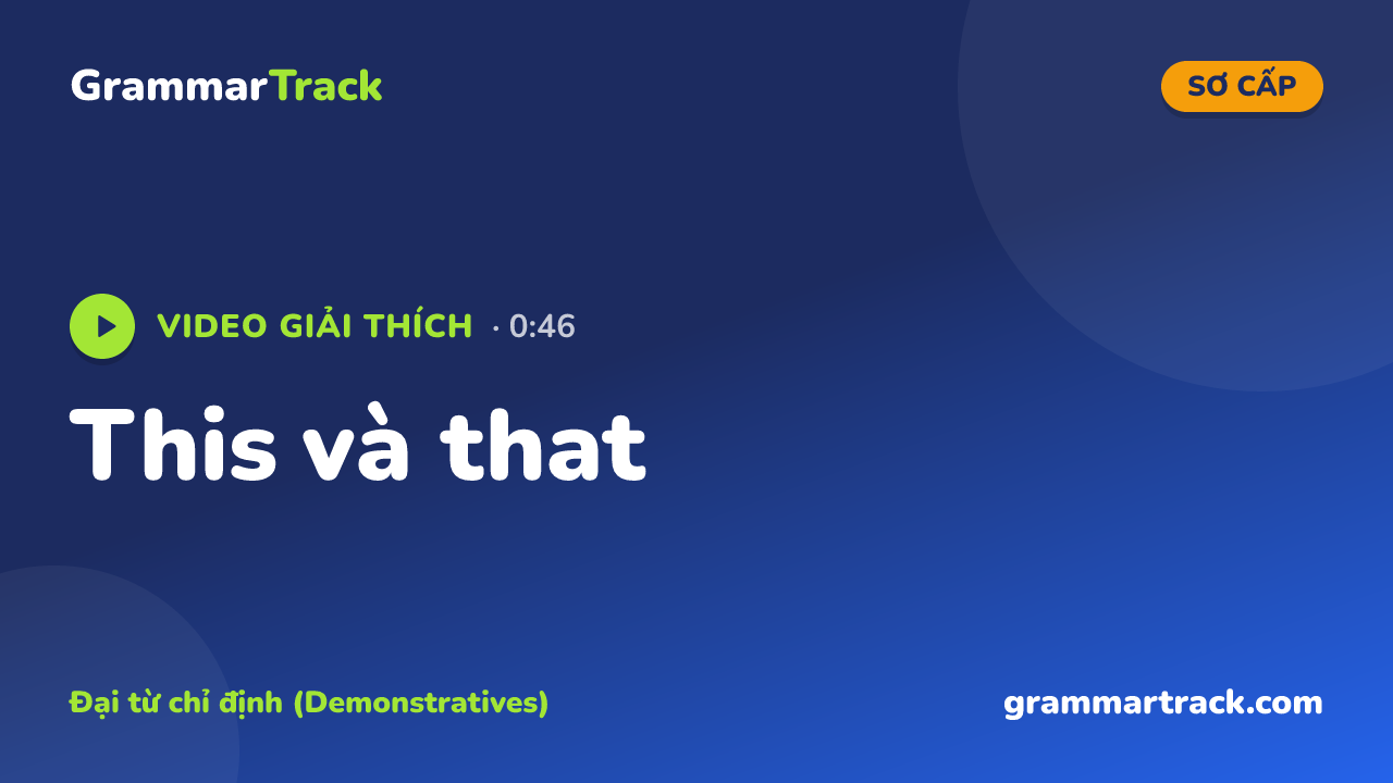 This và that