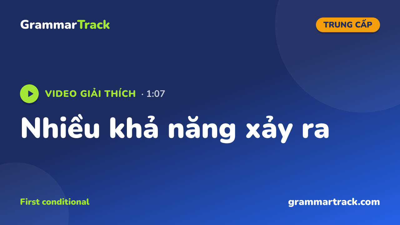 Nhiều khả năng xảy ra