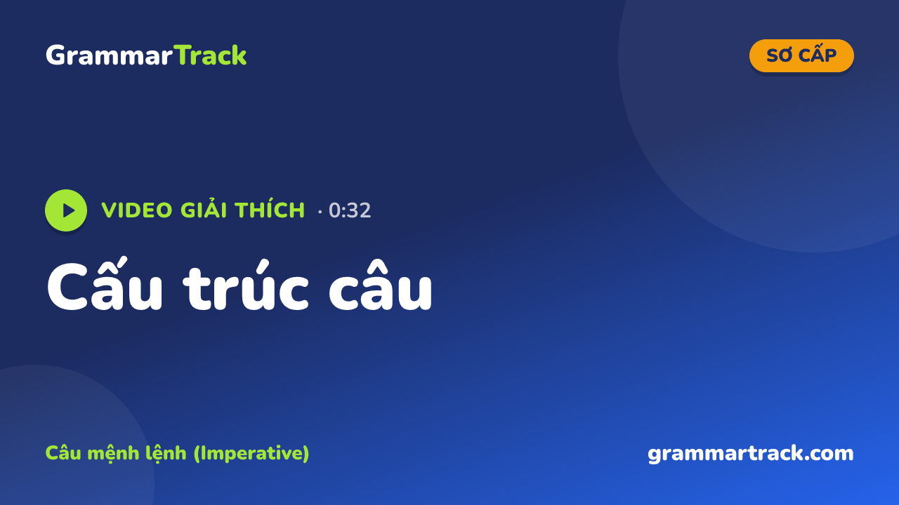 Cấu trúc câu