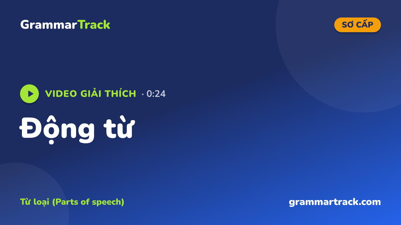 Động từ