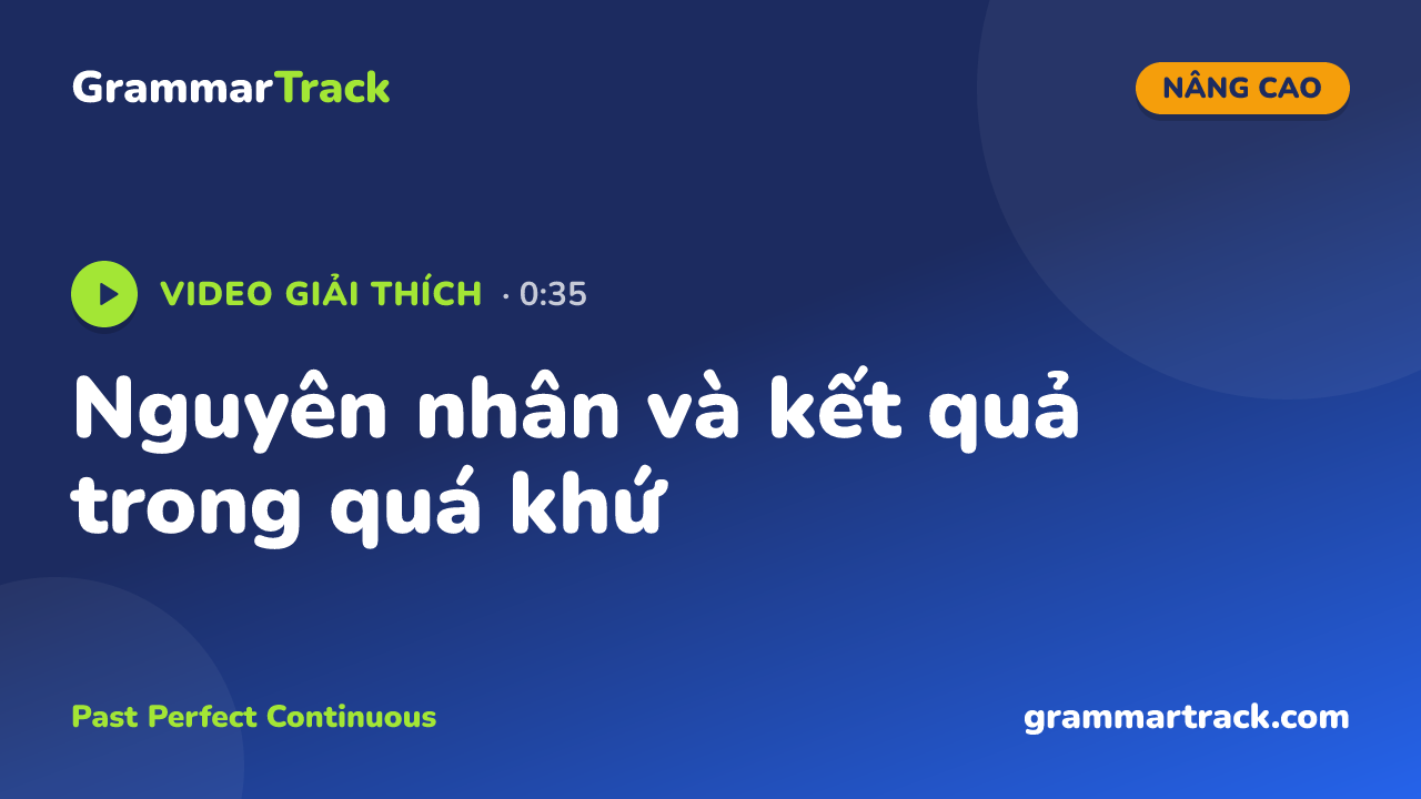 Nguyên nhân và kết quả trong quá khứ