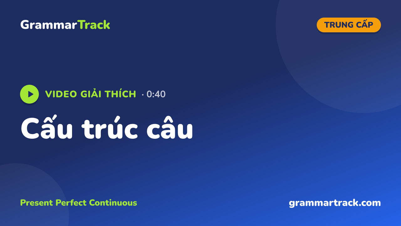 Cấu trúc câu