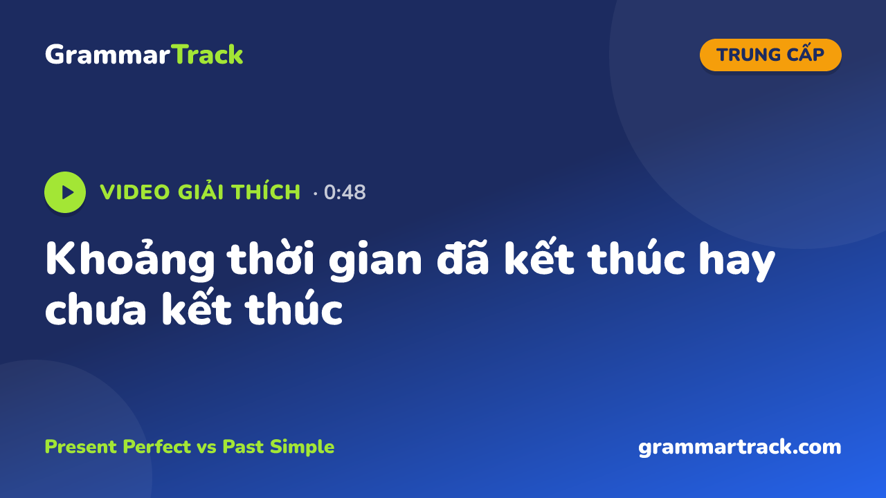 Khoảng thời gian đã kết thúc hay chưa kết thúc