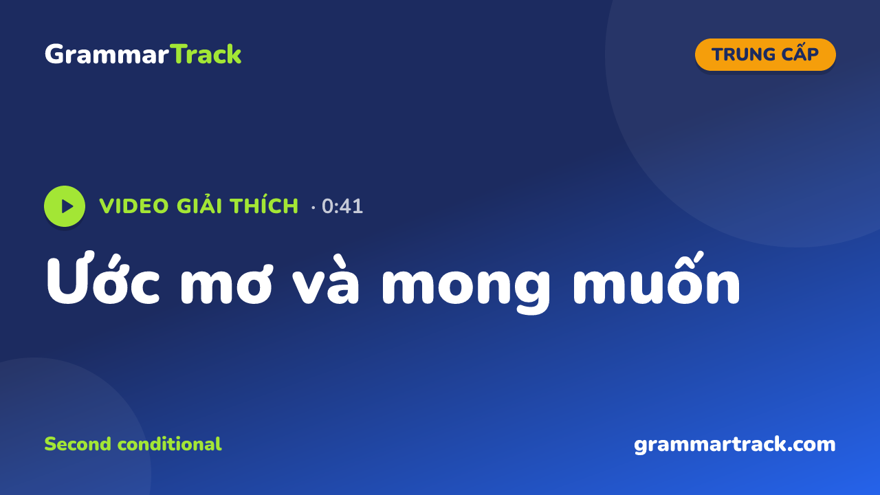 Ước mơ và mong muốn